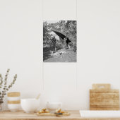 狩りのアディロンダック， 1902.ヴィンテージ写真 ポスター (キッチン)