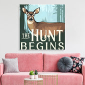狩りのキャプチャ開始と狩りの表示 キャンバスプリント (インサイチュ (リビング))