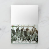 狩りのクリスマス シーズンカード (内部)