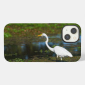 狩りのサギ iPhoneケース (裏面横)