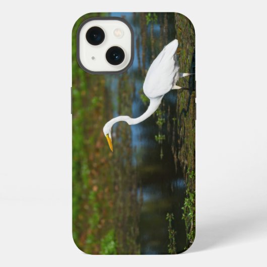 狩りのサギ iPhoneケース (裏面)