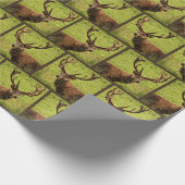 狩りのシカパターン ラッピングペーパー (角)