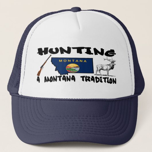 狩りのモンタナの伝統の帽子 キャップ (正面)