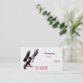 狩りのワシの名刺 名刺 (スタンド正面)