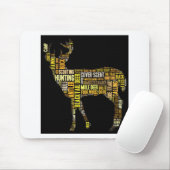 狩りの単語の雲 マウスパッド (マウス)