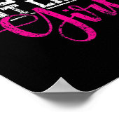 狩りの女の子の狩りのようなギフト ポスター (角)