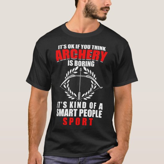 狩りの弓矢は人頭が切れる々の遊びである Tシャツ (正面)