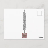 「狩りの恩恵の共有」 ポストカード (裏面)