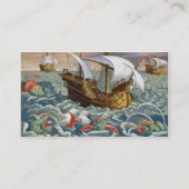 狩りの海の創造物は、「Venationes Fからの84をめっきします 名刺 (裏面)