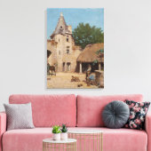 狩りの準備(Paul Peel) キャンバスプリント (インサイチュ (リビング))