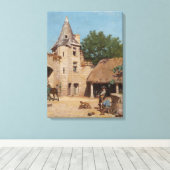 狩りの準備(Paul Peel) キャンバスプリント (インサイチュ (ウッドフロア))