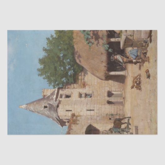 狩りの準備(Paul Peel) 薄葉紙 (正面)