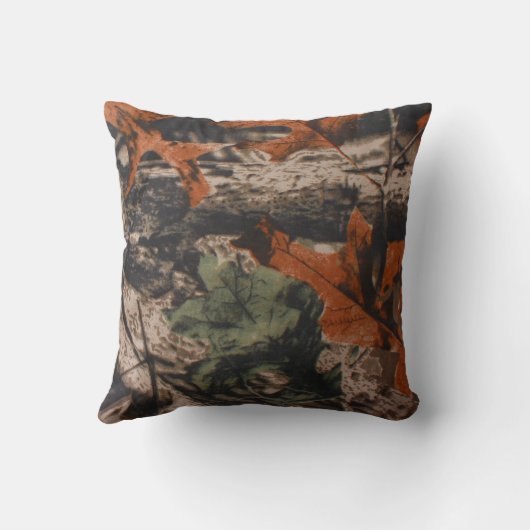 狩りの迷彩柄のハンターのカムフラージュの投球のソファの枕 クッション (裏面)