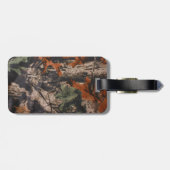 狩りの迷彩柄のハンターのCamouflaのモノグラムの荷物のラベル ラゲッジタグ (裏面横)