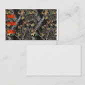 狩りの迷彩柄の名刺 名刺 (正面/裏面)