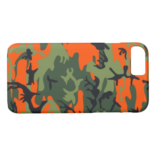 狩りの迷彩柄のiPhone 7 Case-Mate iPhoneケース (裏面(横))