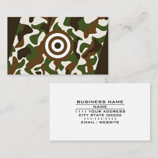 狩りの鍛錬業者修理保守用品 名刺 (正面/裏面)