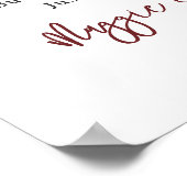 狩りはアントラー素朴ブルゴーニュフローラの上結婚にある ポスター (角)