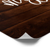 狩りはアントラー素朴ブルゴーニュフローラの上結婚にある ポスター (角)