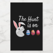 狩りはイースターバニー卵狩り フードラベル (シングルラベル)