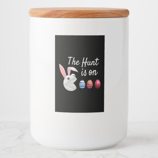 狩りはイースターバニー卵狩り フードラベル (正面)