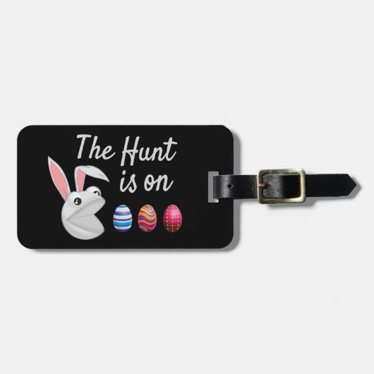 狩りはイースターバニー卵狩り ラゲッジタグ (正面横)