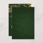 狩りはオーバー狩り迷彩柄ウェディングRSVPカード 出欠カード (正面/裏面)