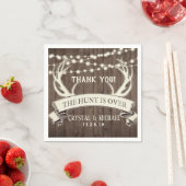 狩りはバーンウッド素朴夕べ結婚の スタンダードカクテルナプキン (インサイチュ)