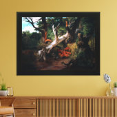 狩りはポンティーヌマーシュバイホーレス・ヴェルネット キャンバスプリント (インサイチュ (リビング))