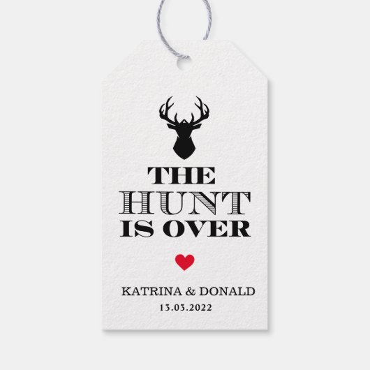 狩りは田舎の素朴結婚式より ギフトタグ (裏面)