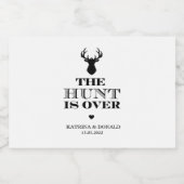 狩りは田舎の素朴結婚式より リキュールボトルラベル (シングルラベル)