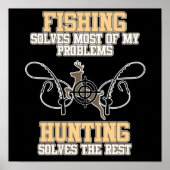 狩りは私の問題を解決ディアハンターシーズン狩り ポスター (正面)