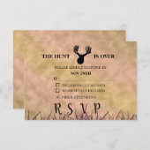 狩りは終わった素朴 出欠カード (正面/裏面)