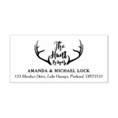 「狩りは終わった」アントラーの結婚差出人住所 ラバースタンプ (インプリント)