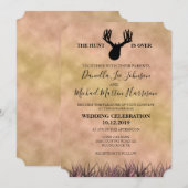 狩りは終わった ウェディング 招待状 (正面/裏面)