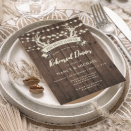 "狩りは終わった"バーンドリハ素朴ーサルディナー 招待状