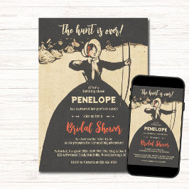 狩りは終わった！ブライダルシャワー 招待状