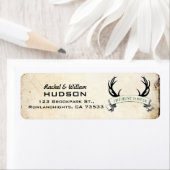 「狩りは終わった」素朴の結婚住所 シール (インサイチュ)