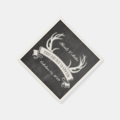 「狩りは終わり」の素朴カスタムウェディングプレゼント スタンダードカクテルナプキン (角)