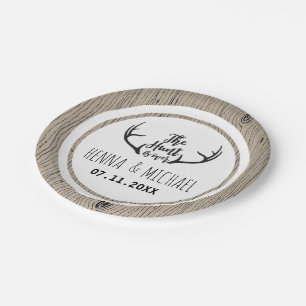 「狩りは終素朴わった結婚」 ペーパープレート