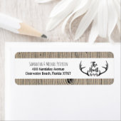 「狩りは終素朴わった結婚」 ラベル (インサイチュ)