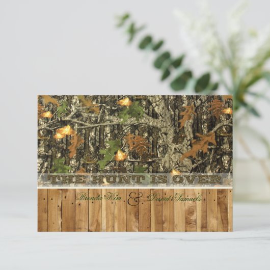 狩りは結婚式招待状にあります 招待状 (スタンド正面)