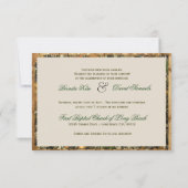 狩りは結婚式招待状にあります 招待状 (裏面)