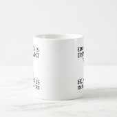 狩りは重要なおもしろい狩りMug コーヒーマグカップ (中央)