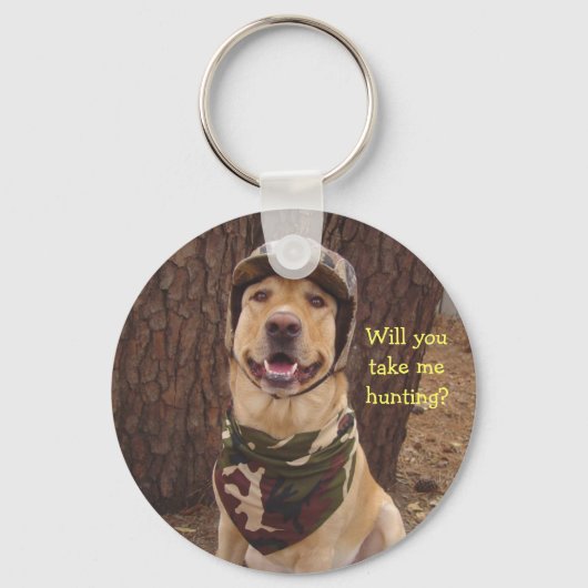 狩りは？ キーホルダー (正面)