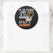 狩りもしは枯れもして茶色になる ラウンドシール (バッグ)