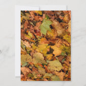 狩りをあります結婚式招待状にごまかして下さい 招待状 (裏面)