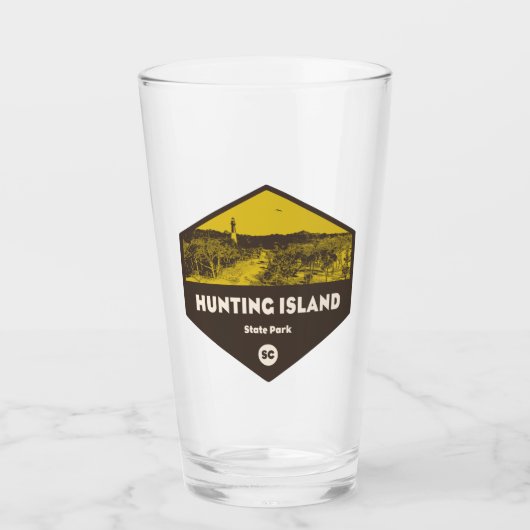狩りアイランド州パークサウスカロライナ タンブラーグラス (正面)