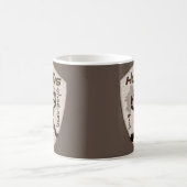 狩りアドベンチャースクエアステッカーkeychain outdoor コーヒーマグカップ (中央)