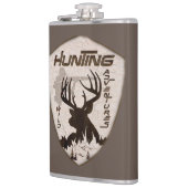 狩りアドベンチャースクエアステッカーkeychain outdoor フラスク (左)